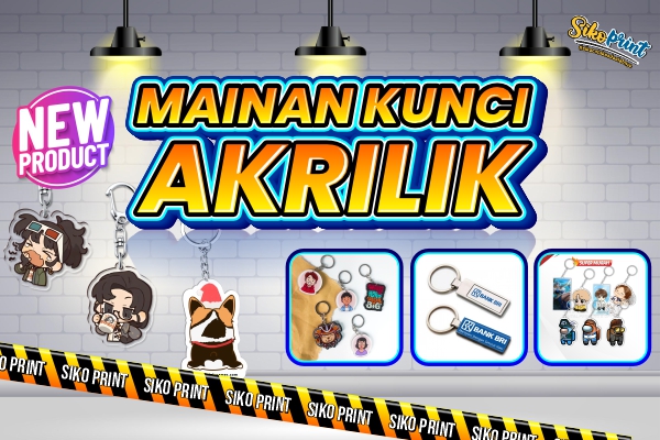 MAINAN KUNCI AKRILIK